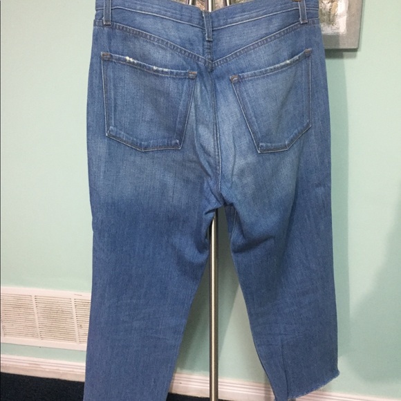 J BRAND Ivy High Rise Crop Blue Resurrect Jeans sz 28 - Picture 6 of 12